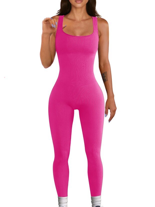 Débardeur et collants à bretelles pour femme