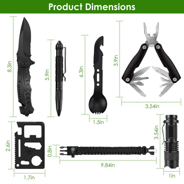 47-in-1 Survival Kit Emergency Bag
