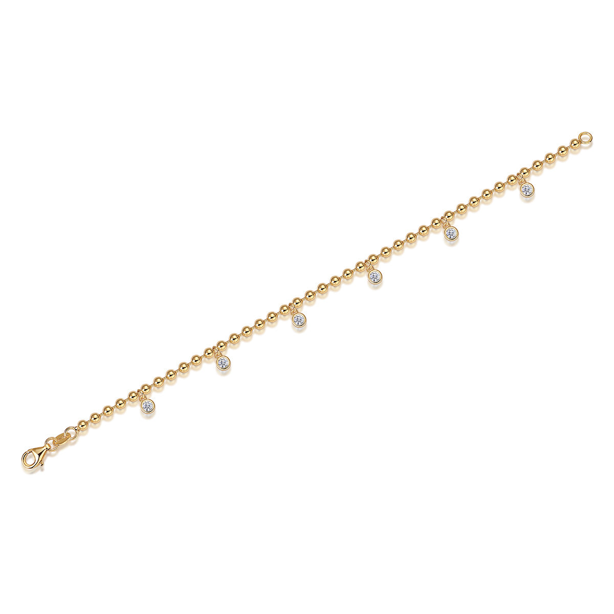 Mossan Diamond S925 Silver Bracelet