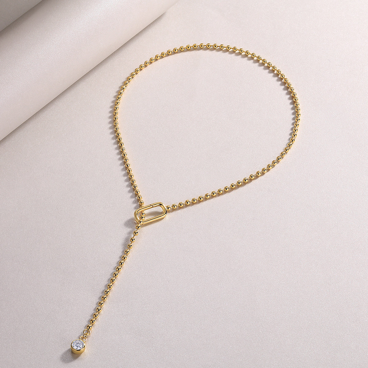 Gem Tassels Diamond Pendant Set