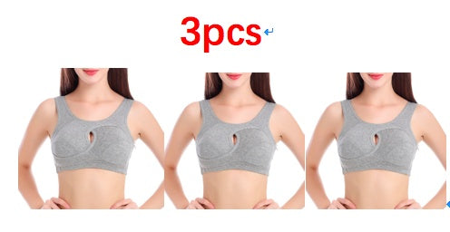 Soutien-gorge en coton sans armatures grande taille