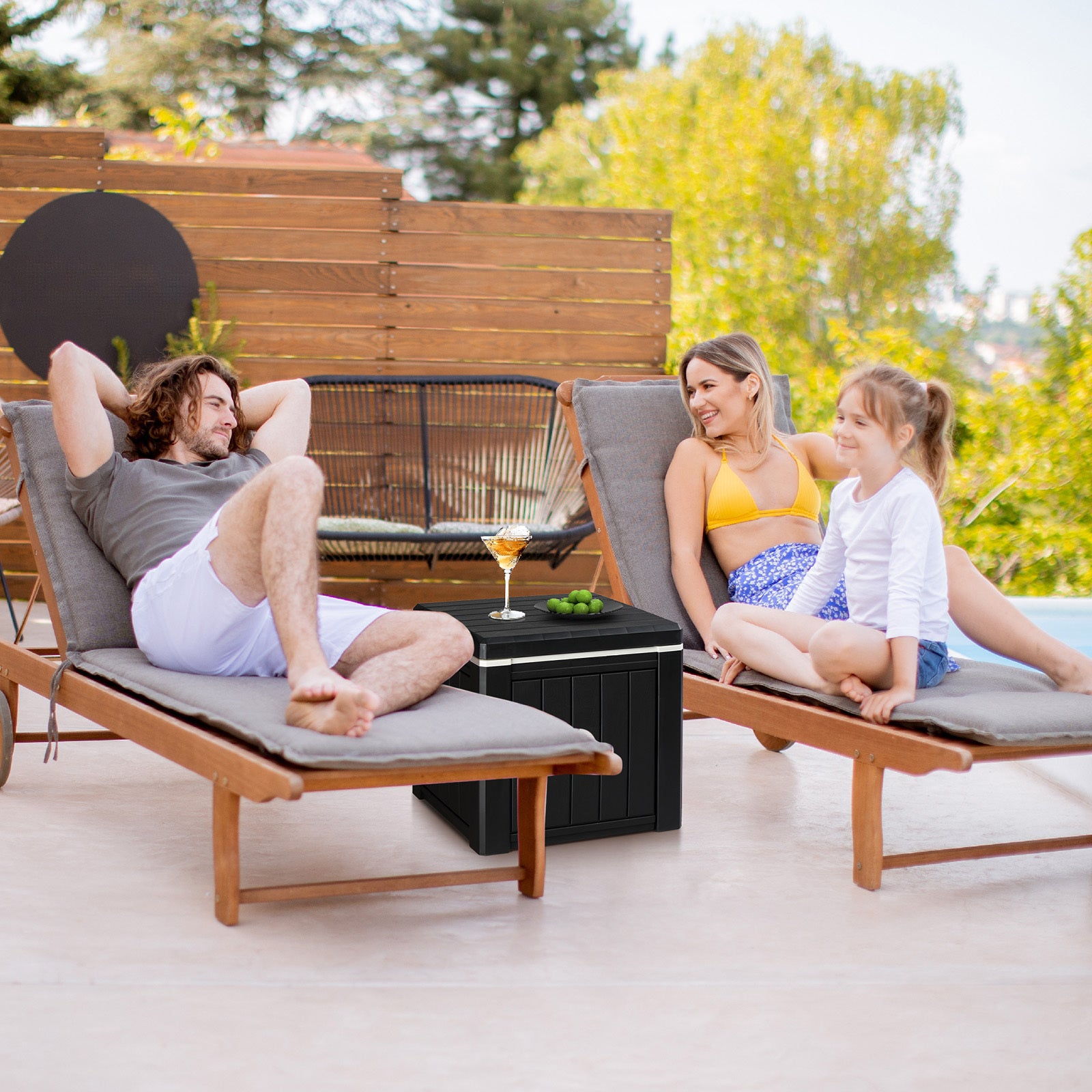 10 Gallon Cooler Side Table for Outdoors