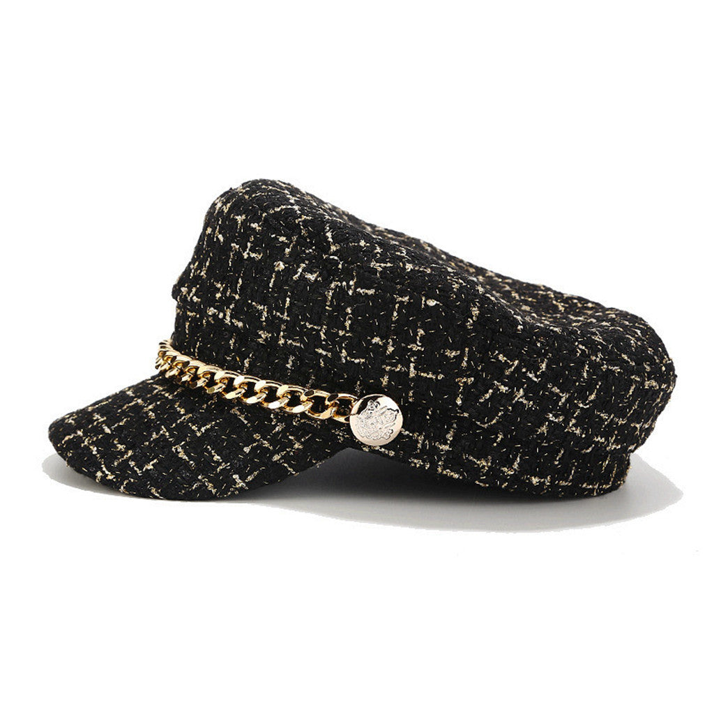 Classic Octagonal Newsboy Cap
