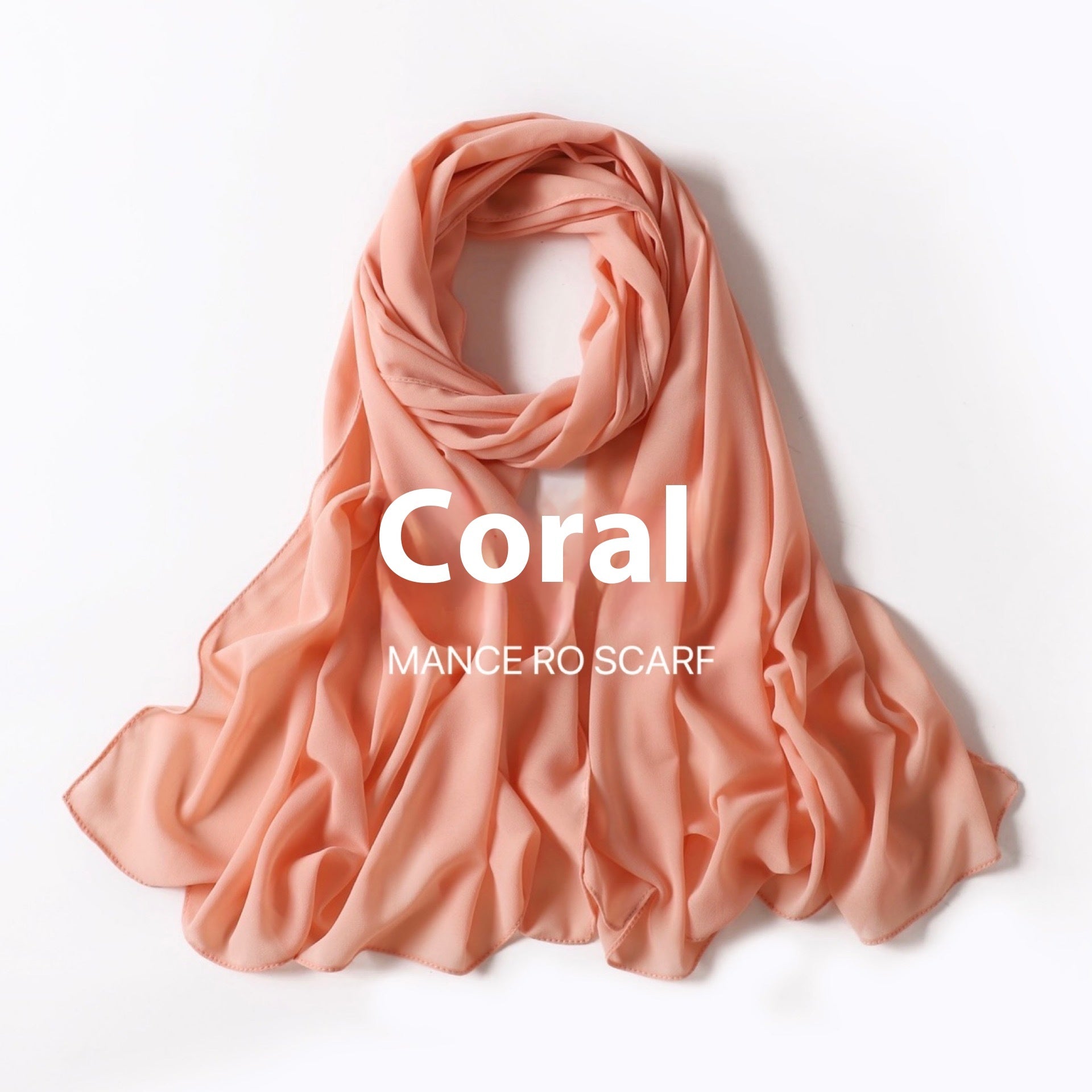Pearl Chiffon Headscarf Veil Wrap