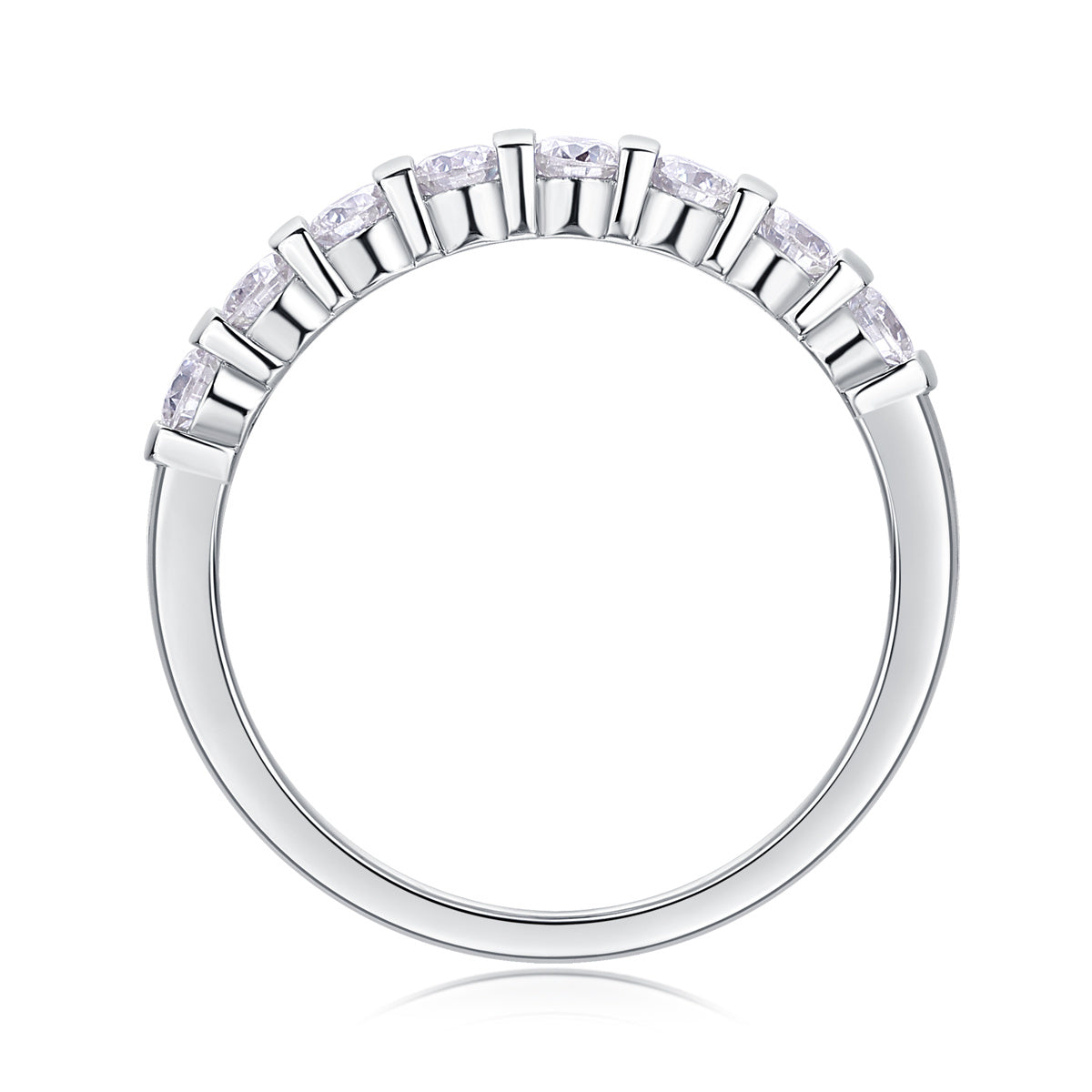 Luxury Moissanite Silver Diamond Ring