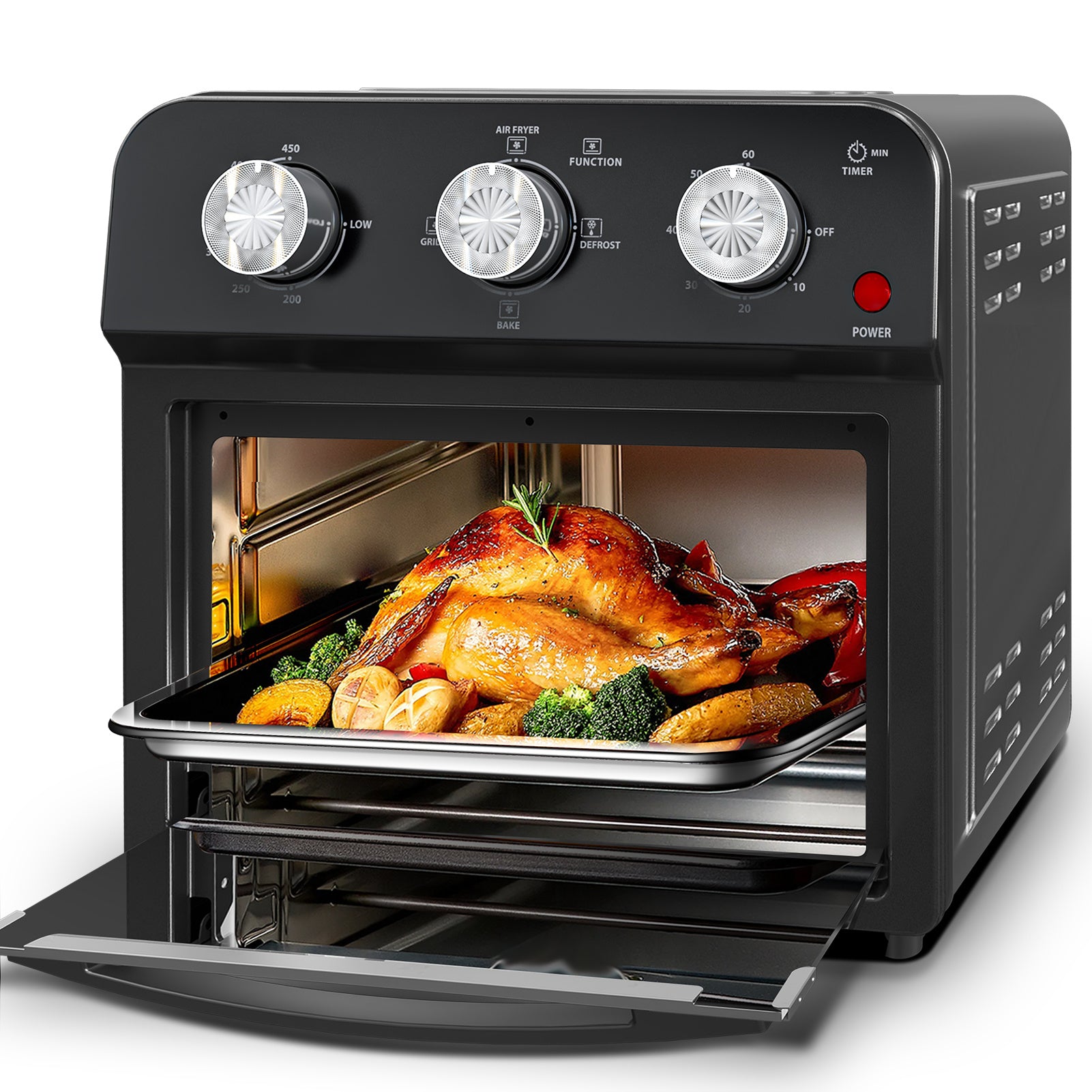12.5 Qt Air Fryer with Multi-Function Grill