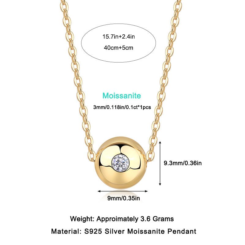 Fortune Circulation Diamond Pendant Set