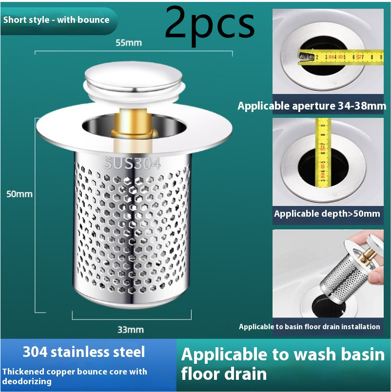 Washbasin Bounce Core Drainer Plug