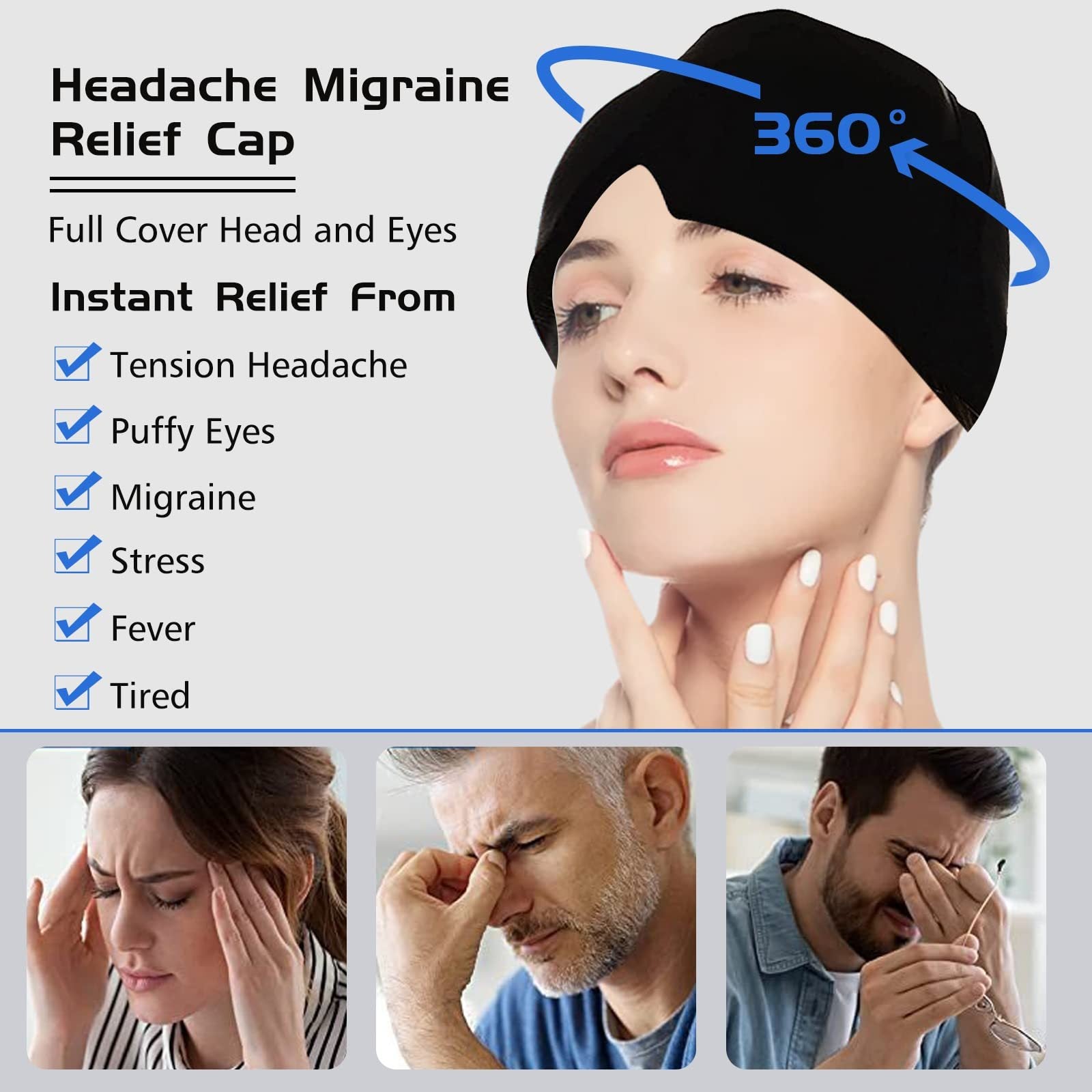 Migraine Relief Ice Eye Mask