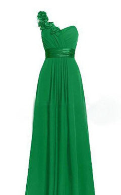 Robe longue multicolore à col incliné