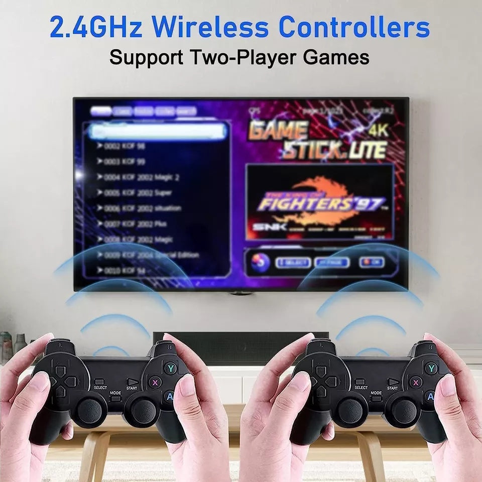 4K Retro Game Console Stick