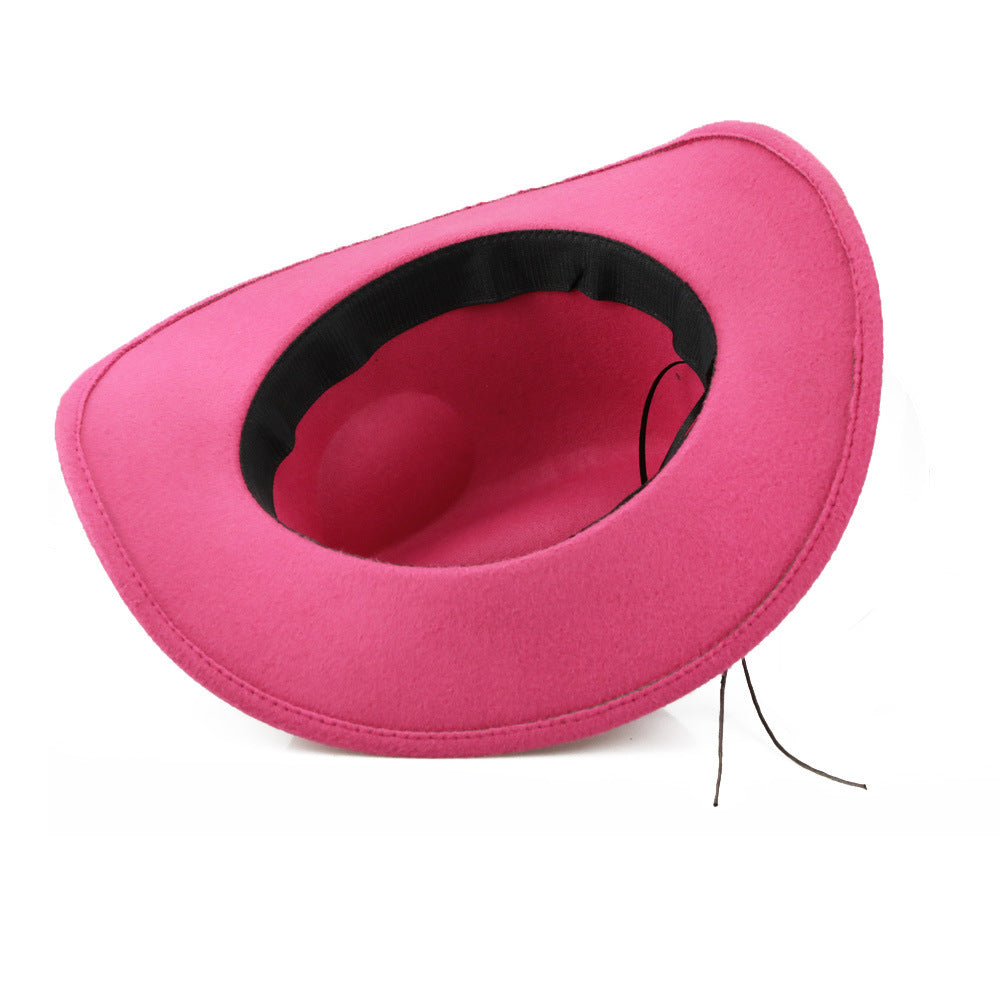 Trendy Woolen Denim Cap