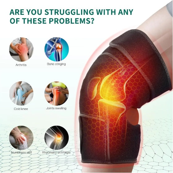 Heated Knee Massager Cordless Pad