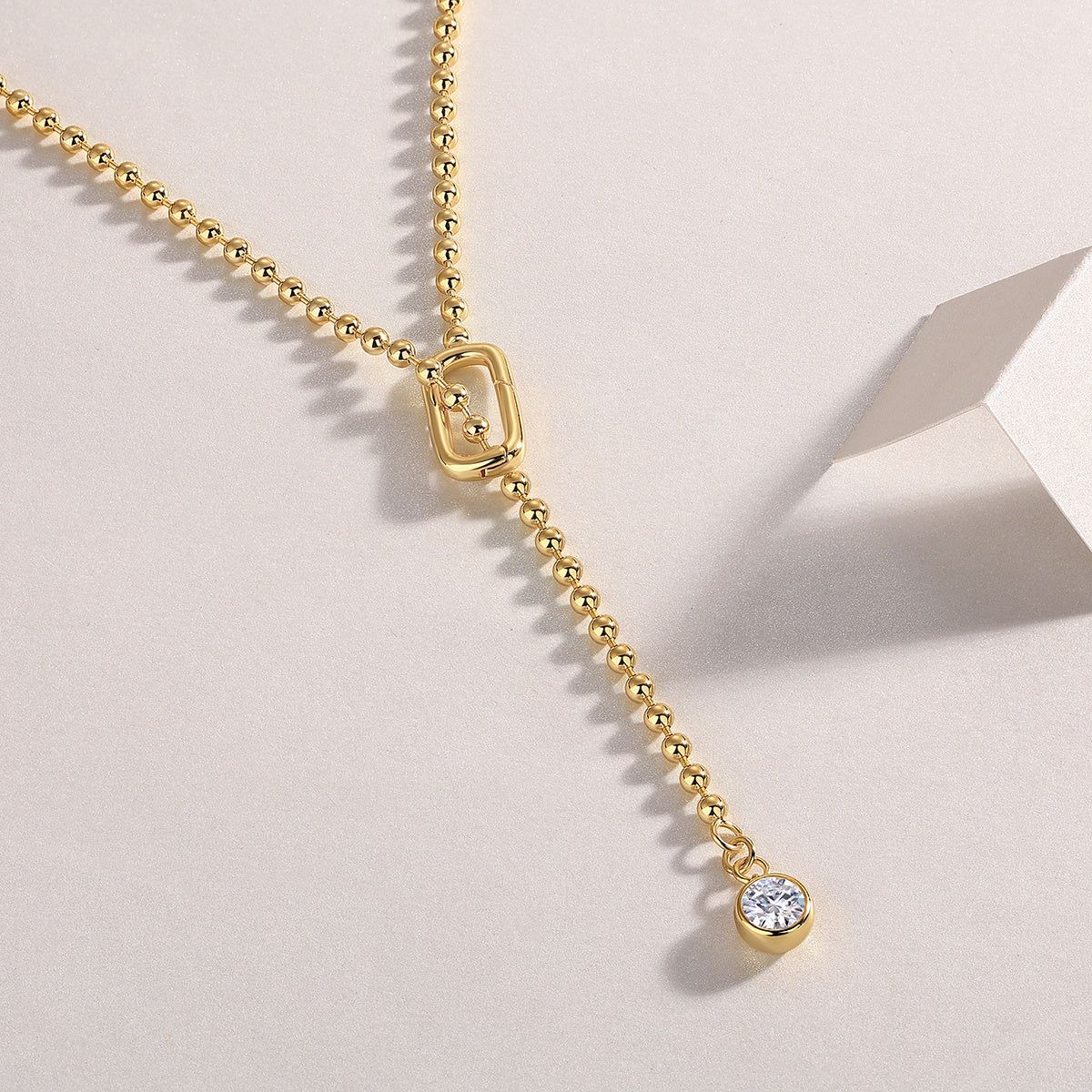 Gem Tassels Diamond Pendant Set
