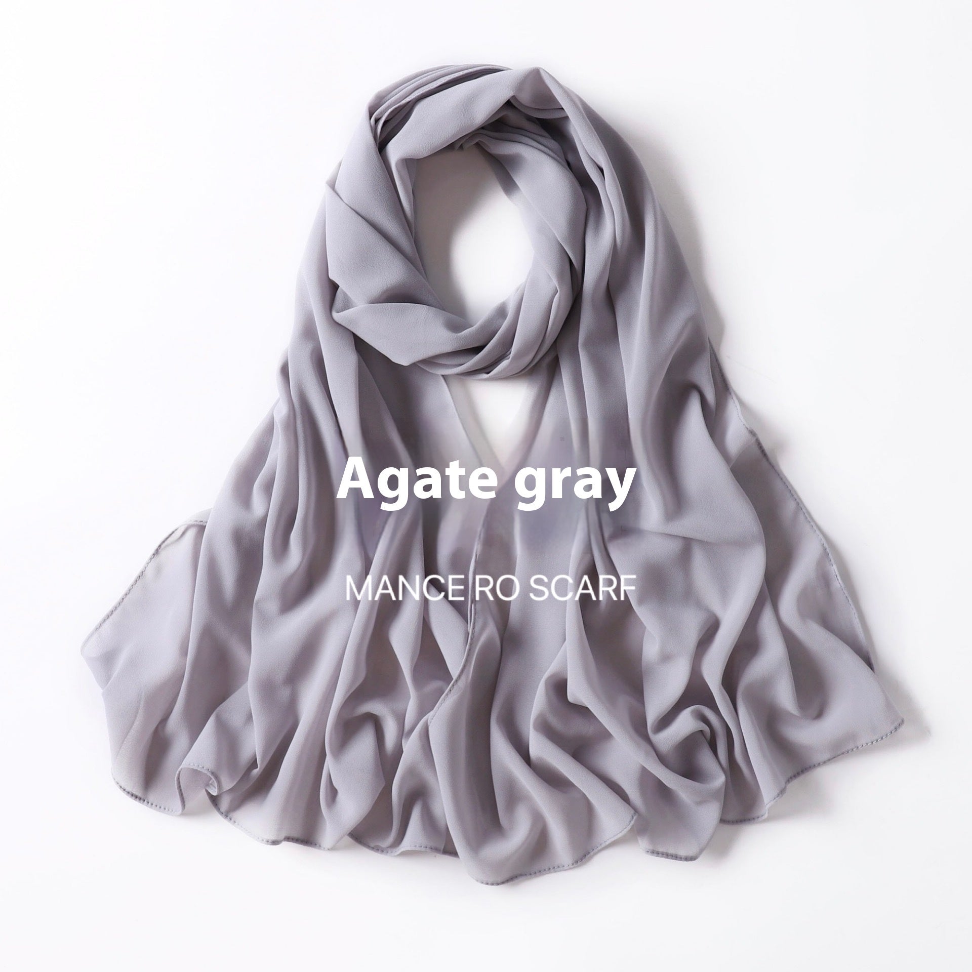 Pearl Chiffon Headscarf Veil Wrap