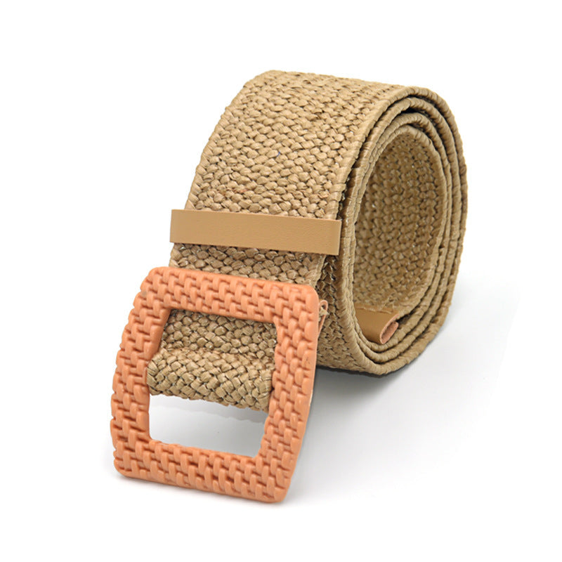 Cotton Linen Wide Girdle Waist Belt