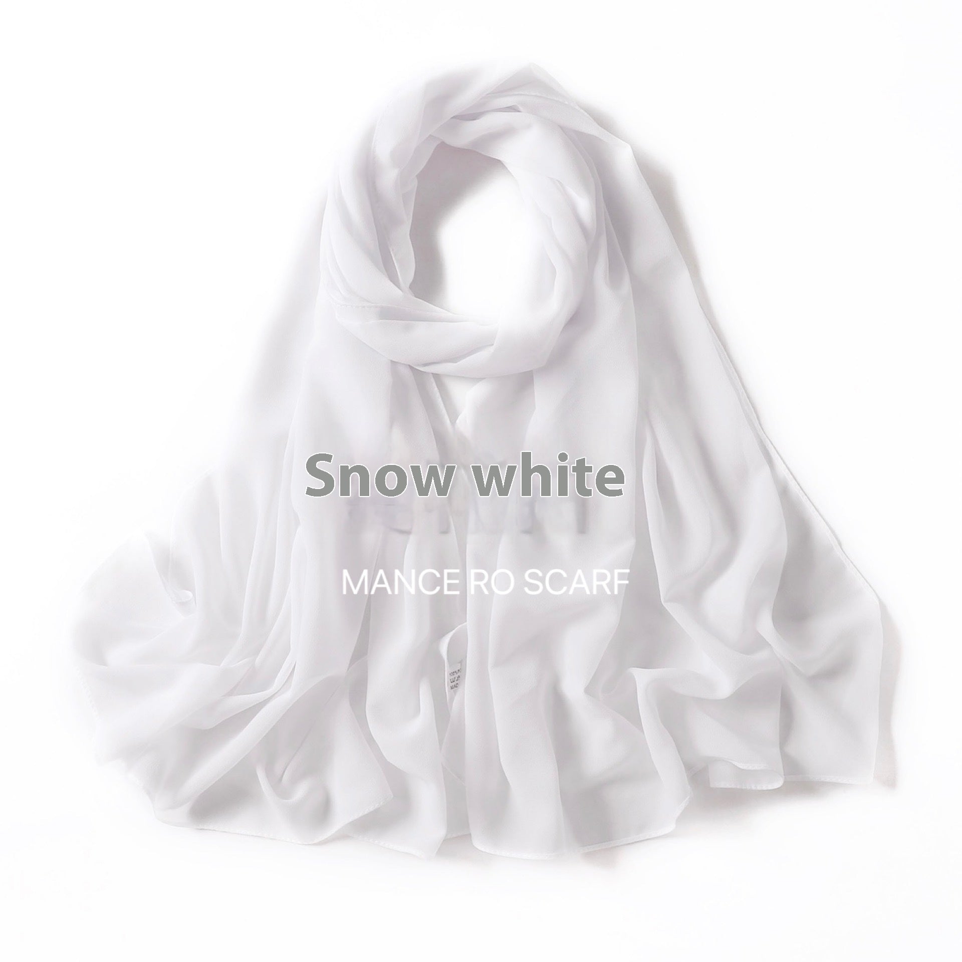 Pearl Chiffon Headscarf Veil Wrap