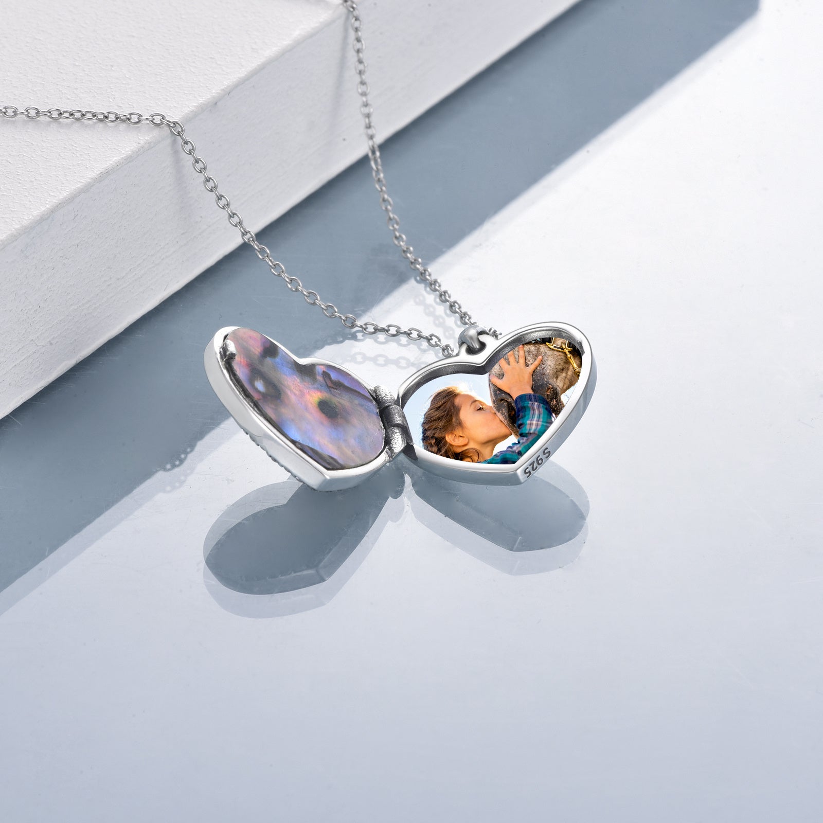 Horse Heart Girls Pendant Necklace