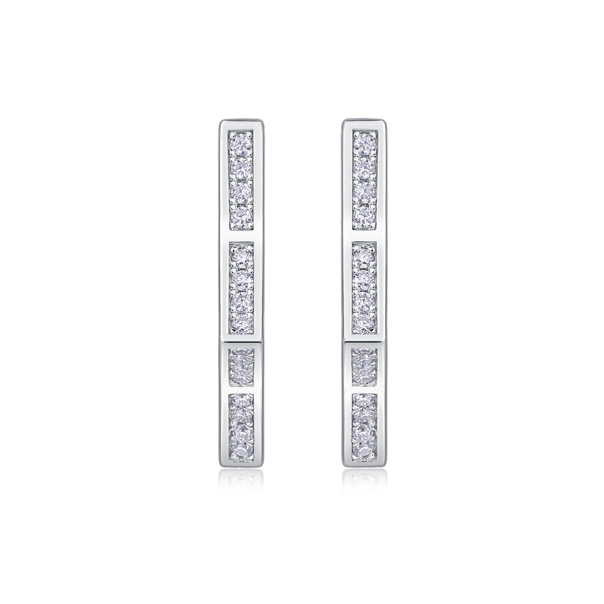 Galaxy Wandering Moissanite Stud Earrings