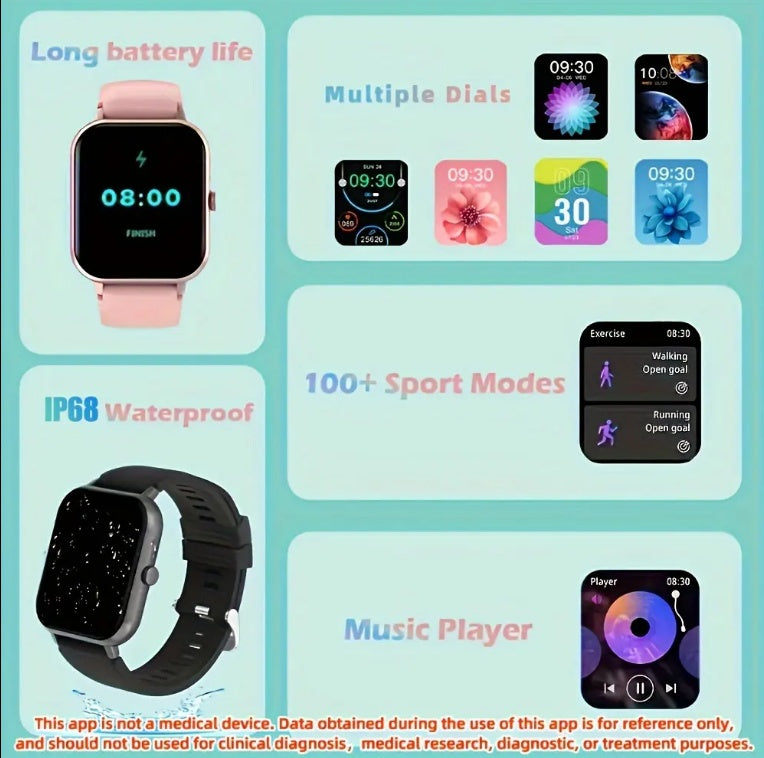 Square Smartwatch BT Call