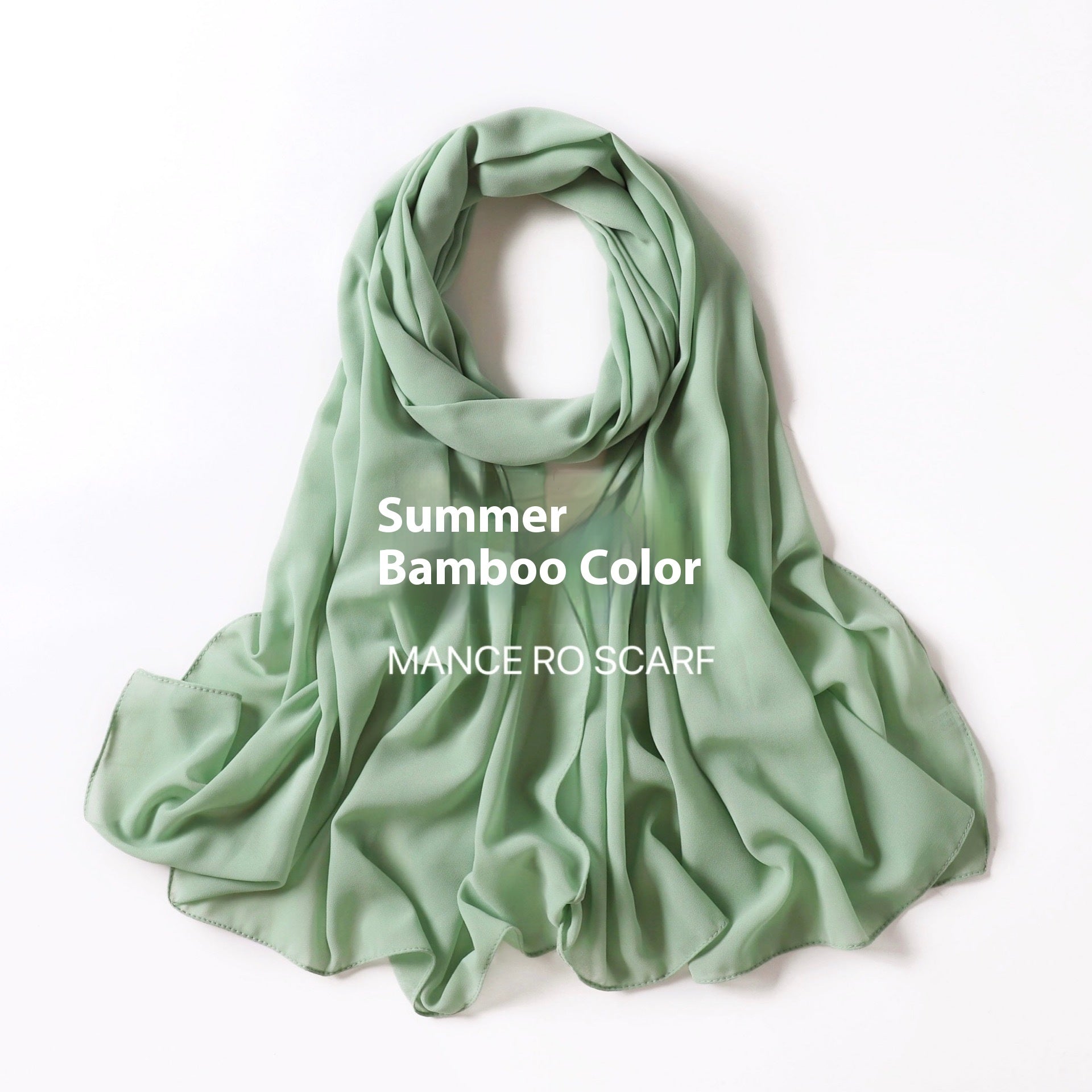 Pearl Chiffon Headscarf Veil Wrap