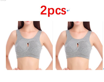 Soutien-gorge en coton sans armatures grande taille