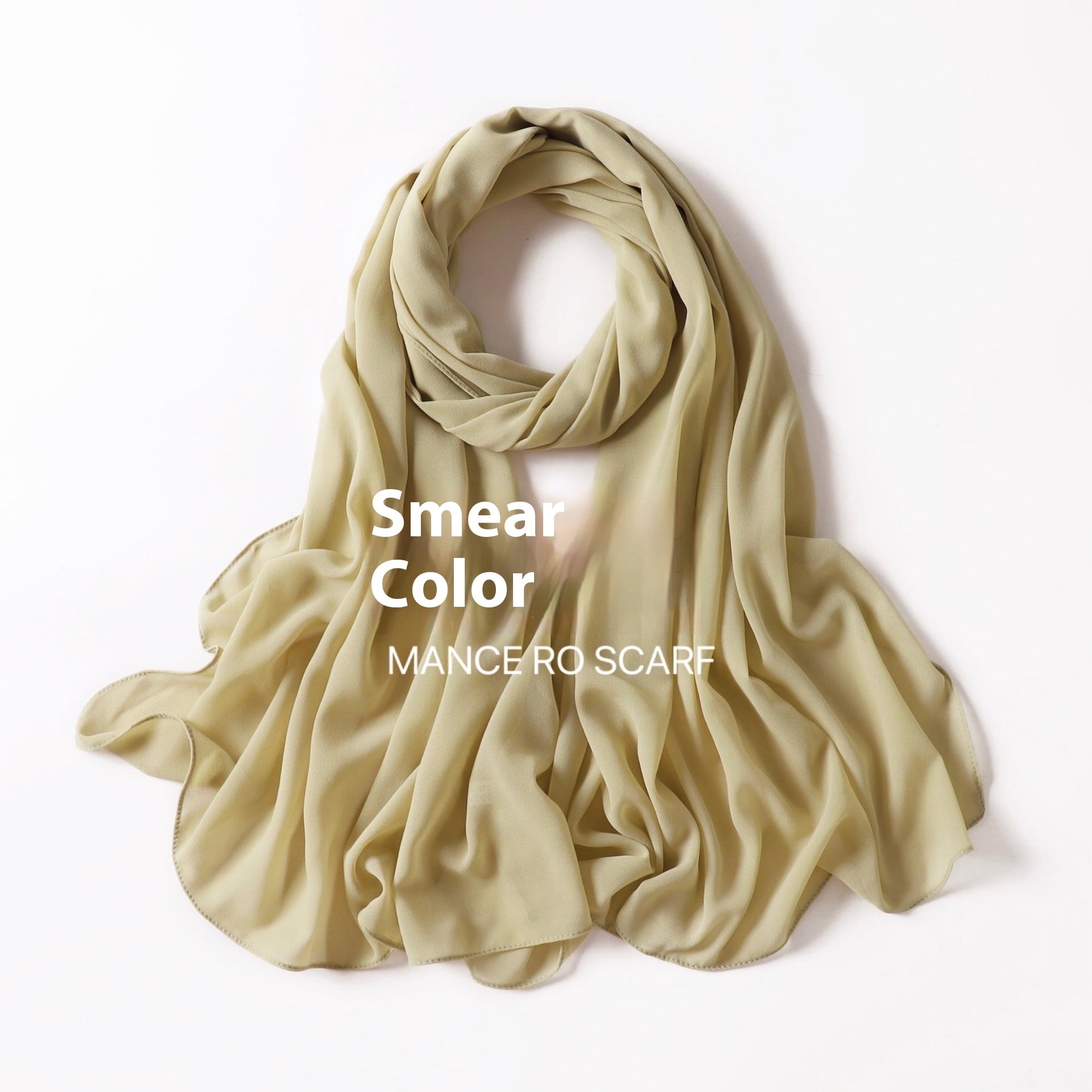 Pearl Chiffon Headscarf Veil Wrap