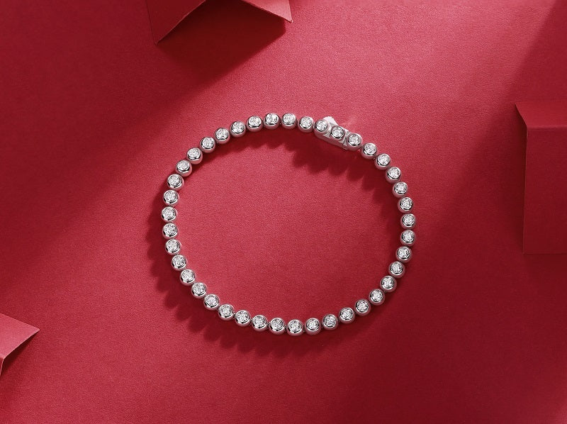 Galaxy Dream Moissanite Silver Bracelet