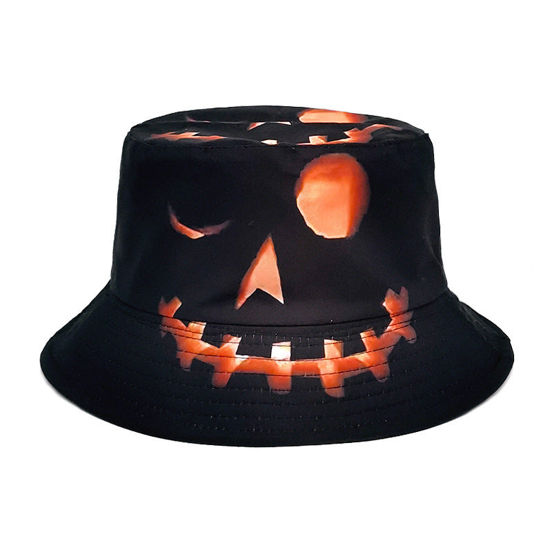 Halloween Pumpkin Cartoon Fisherman Hat