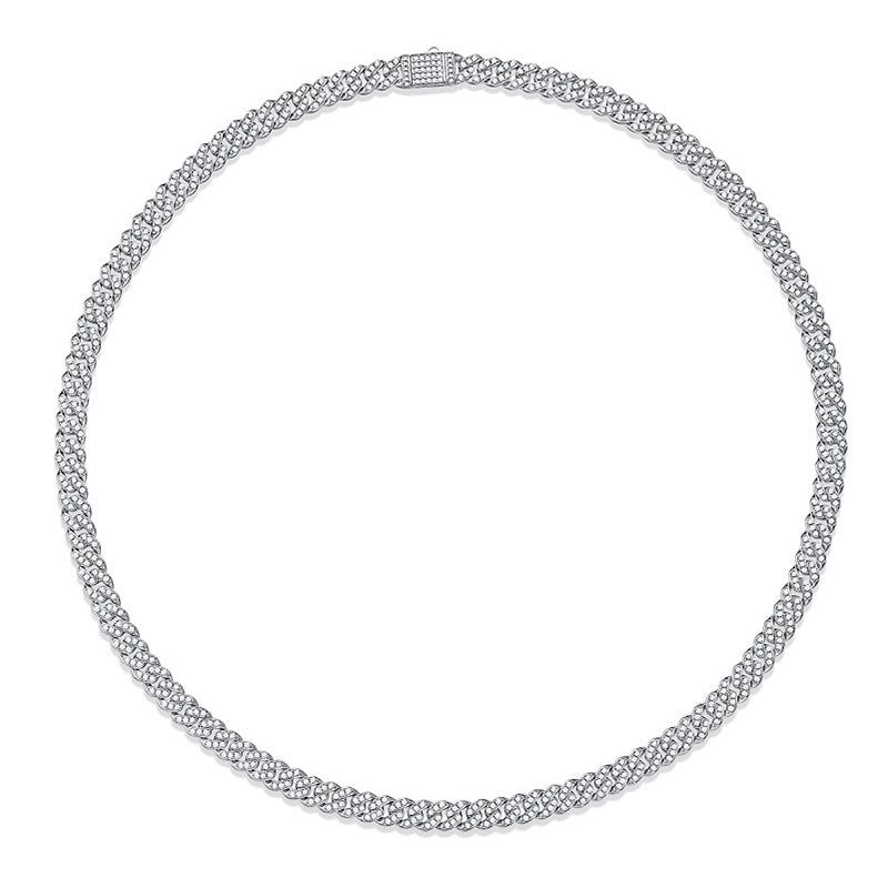 Life Convention Moissanite Silver Necklace