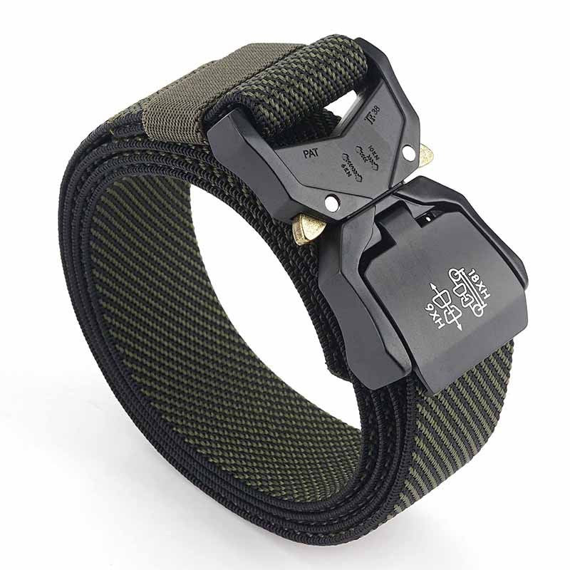 Ceinture tactique d'extérieur tissée élastique
