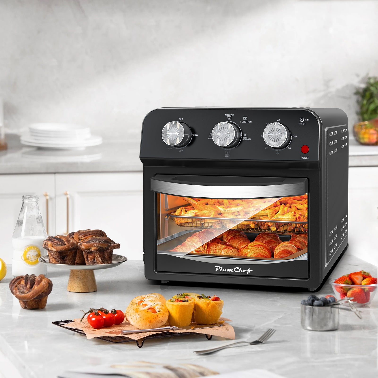 12.5 Qt Air Fryer with Multi-Function Grill