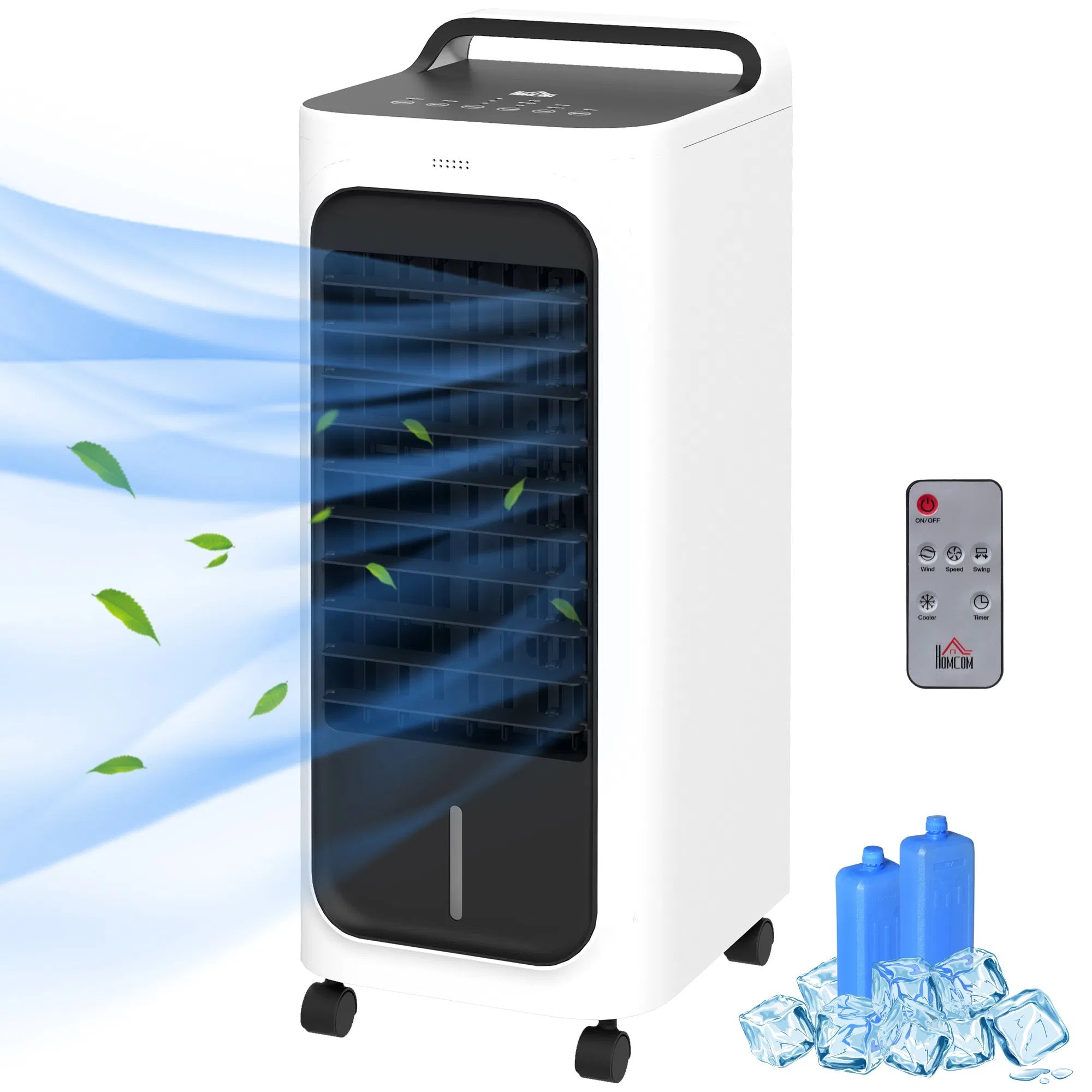 HOMCOM 3-in-1 Evaporative Ice Cooler