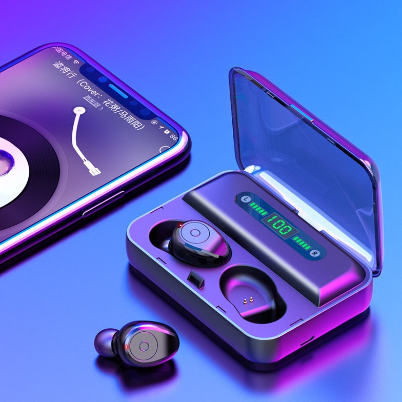 Bluetooth Headset with Power Bank