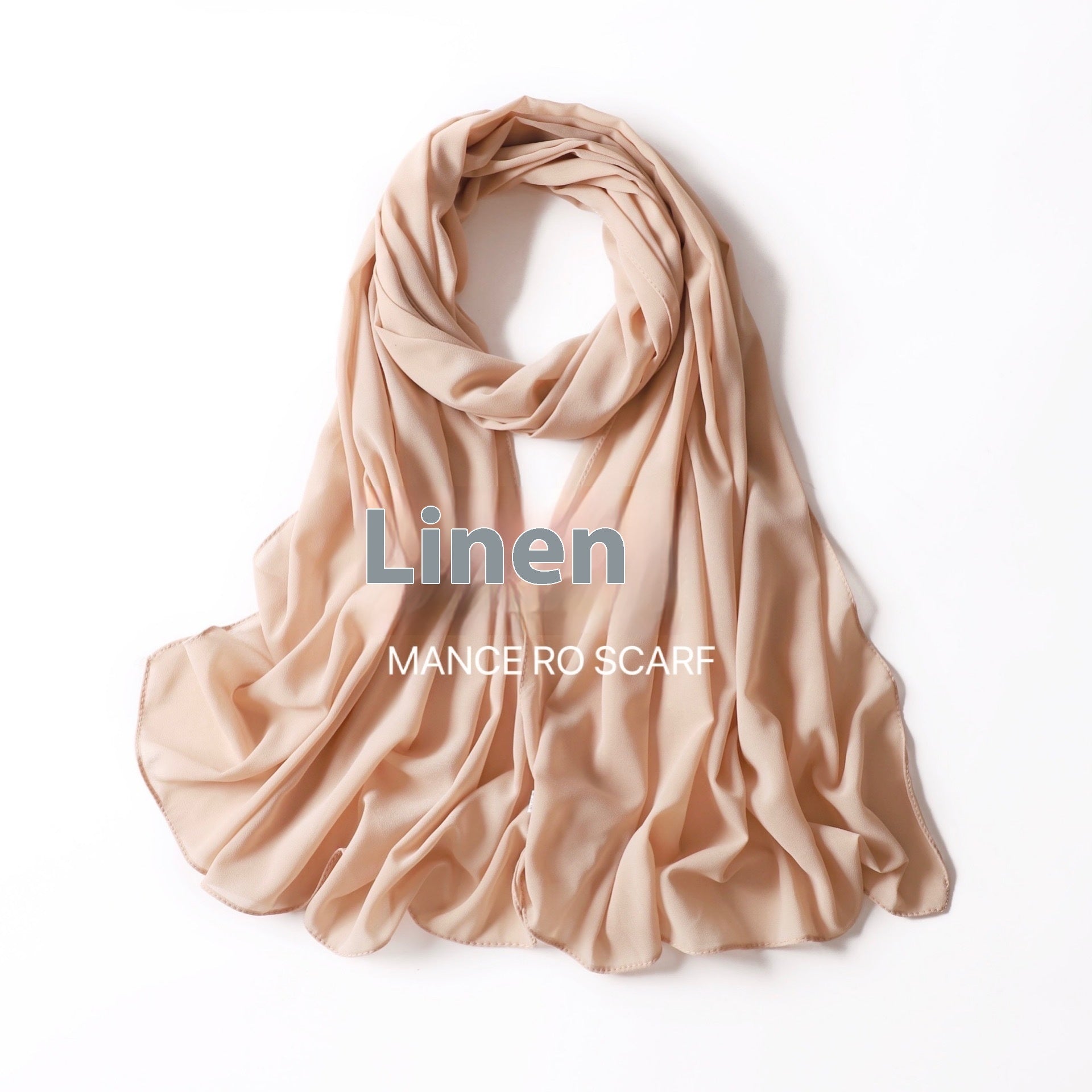 Pearl Chiffon Headscarf Veil Wrap