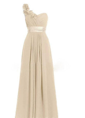 Robe longue multicolore à col incliné