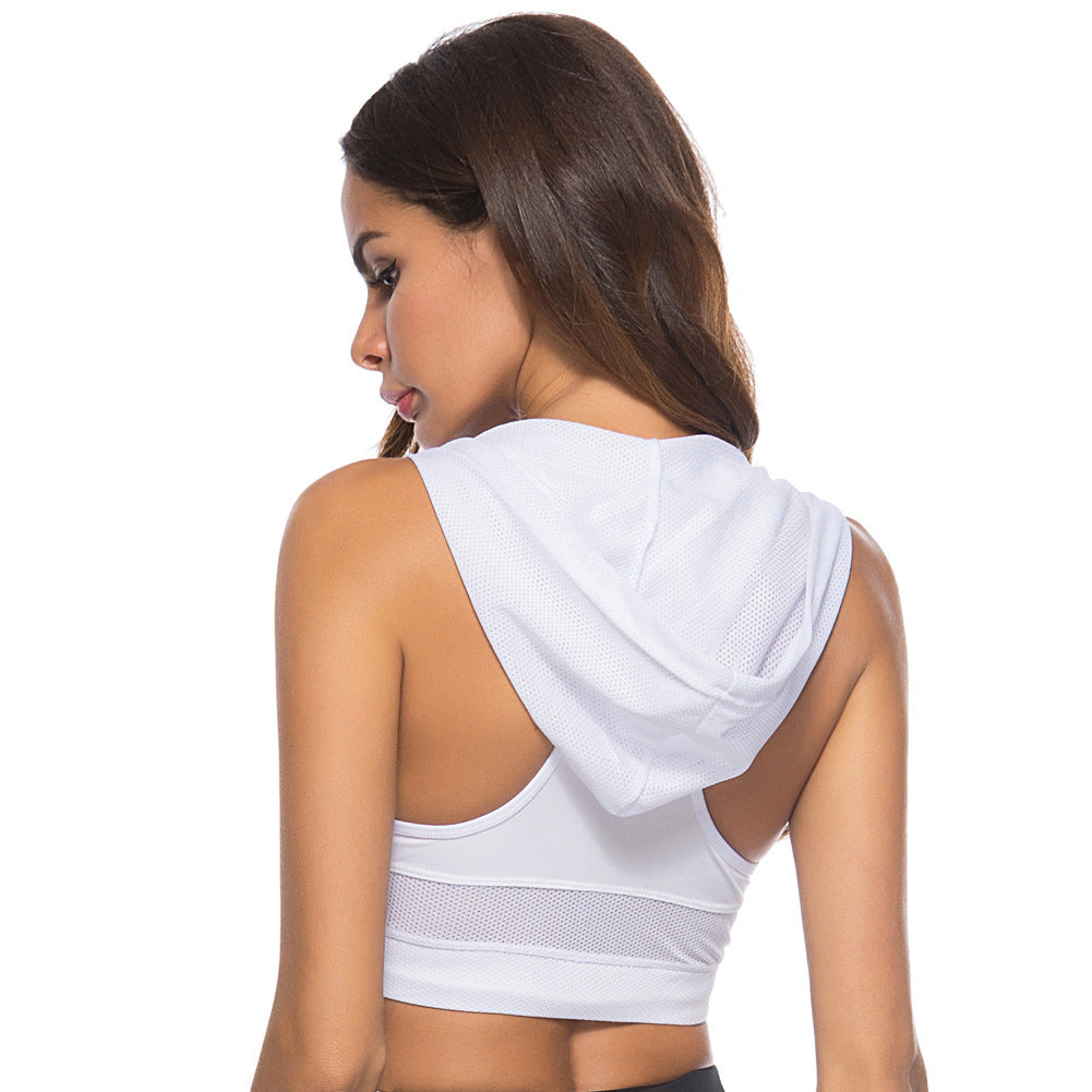 Plus Size Shockproof Yoga Vest – Quick Dry