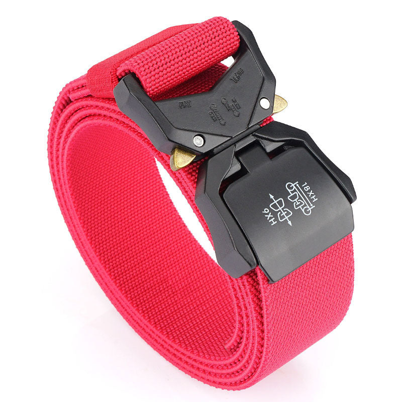 Ceinture tactique d'extérieur tissée élastique