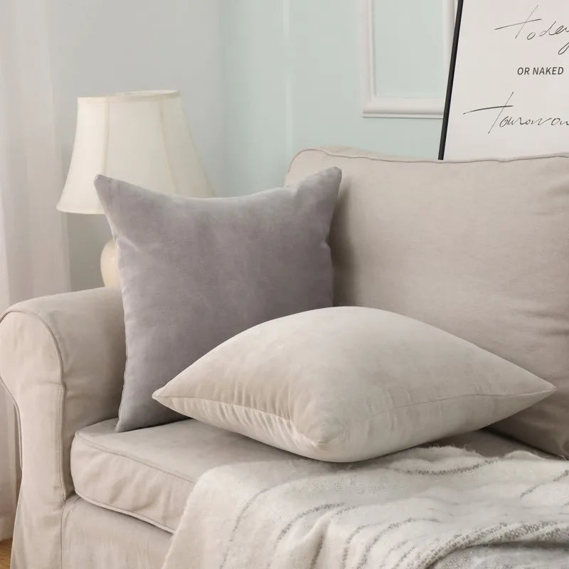 Velvet Throw Pillow Covers – 2 Pack