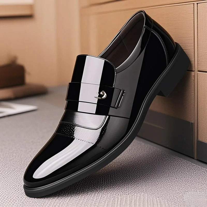 Luxury Men's Leather Brogue Oxford Shoes