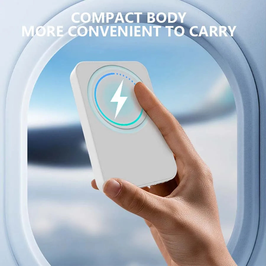 Mini 5000mAh Magnetic Wireless Charger