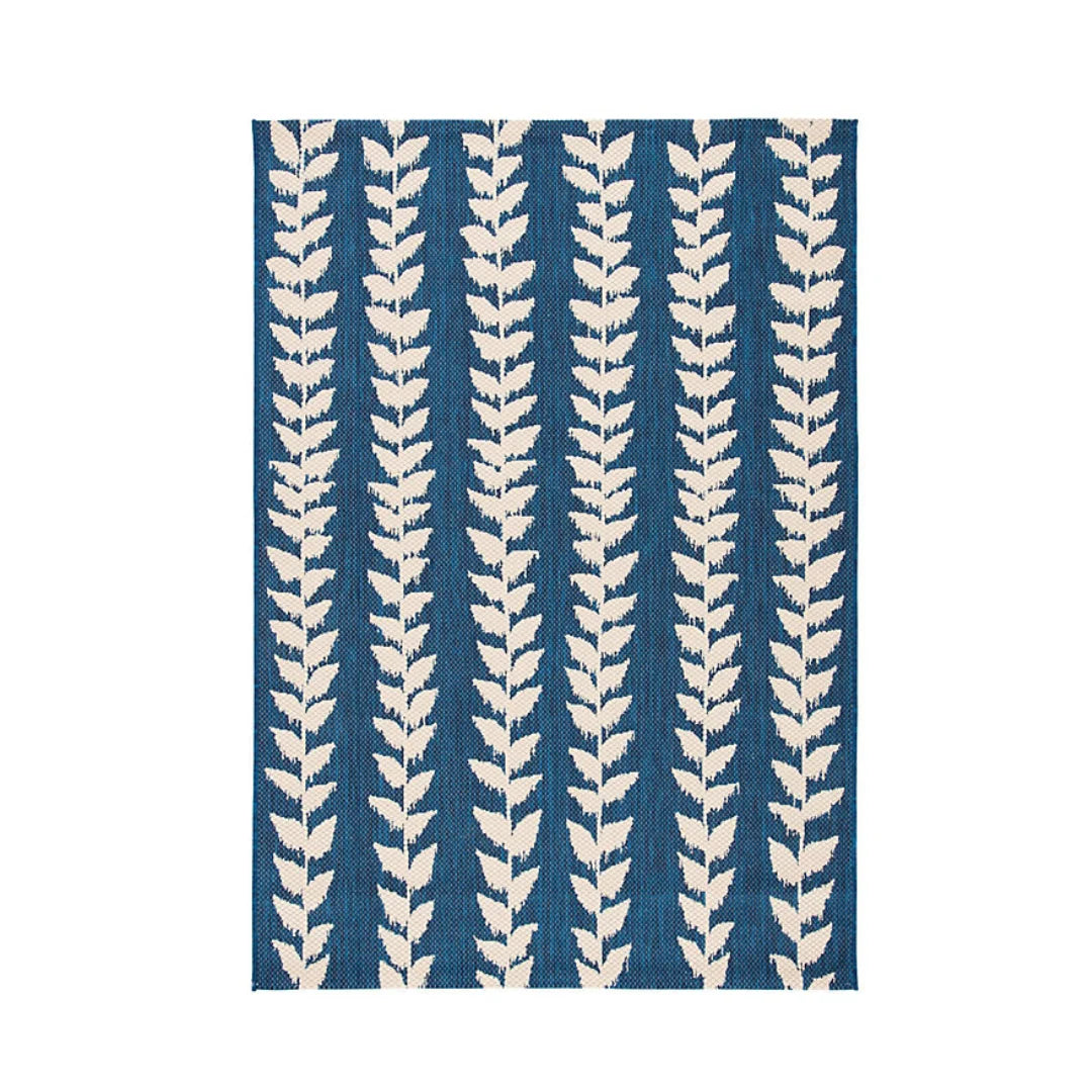 Leaf Design Outdoor Indoor Rug Mat