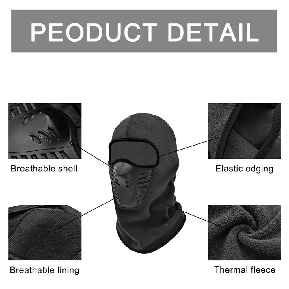 Winter Fleece Motorcycle Balaclava Mask