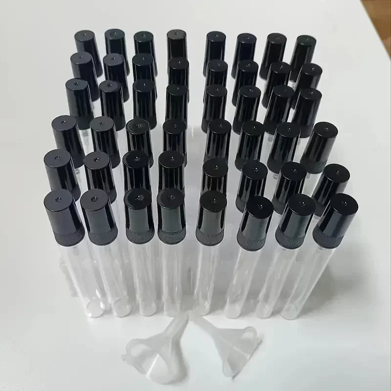48pcs 10ml Clear Glass Perfume Bottles