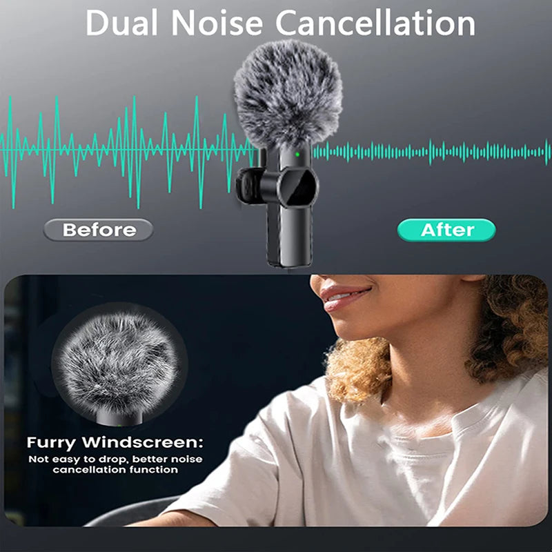 Wireless Lavalier Mic for iPhone & Video