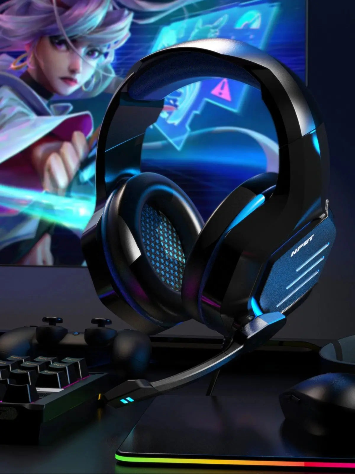 NPET HS10 Wired Gaming Headphones