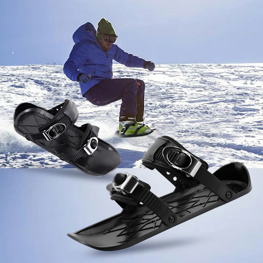 Winter Mini Adjustable Short Ski Skates