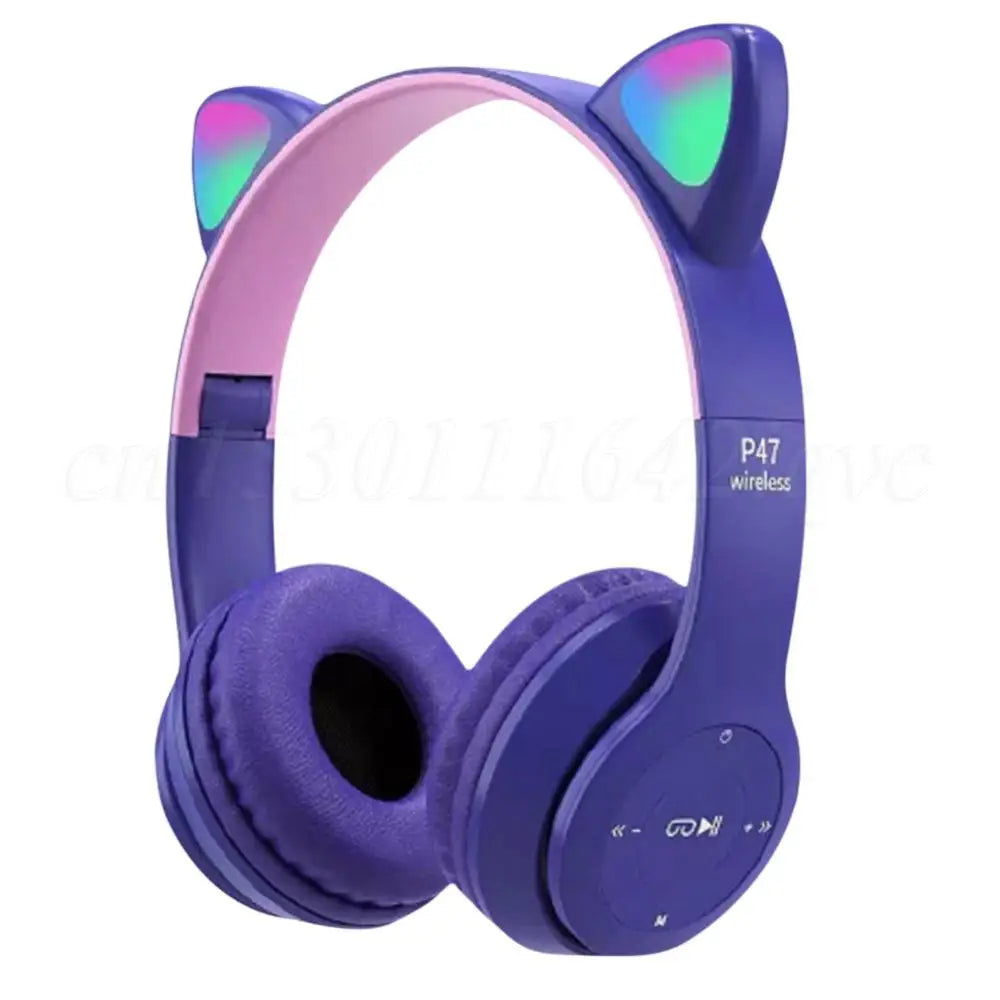 Wireless Cat Ear Gaming Headset