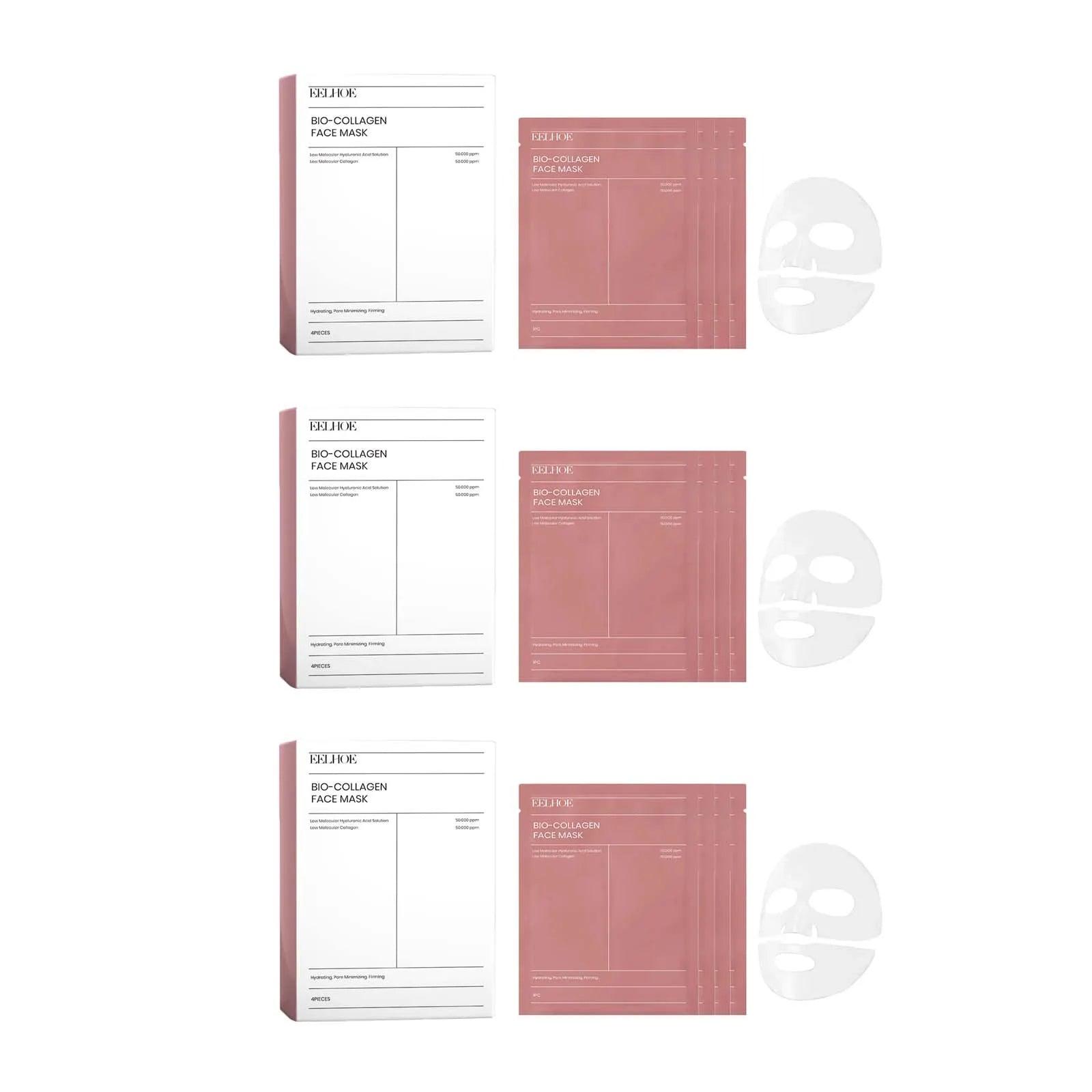 Bio Collagen Hydrating Face Mask Set