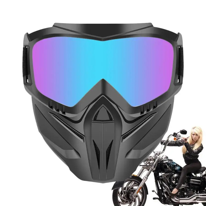 ATV Goggles with Adjustable Face Mask